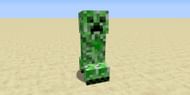 Players can protect themselves from creeper explosions with quick thinking and a building block or two (Image via Mojang)